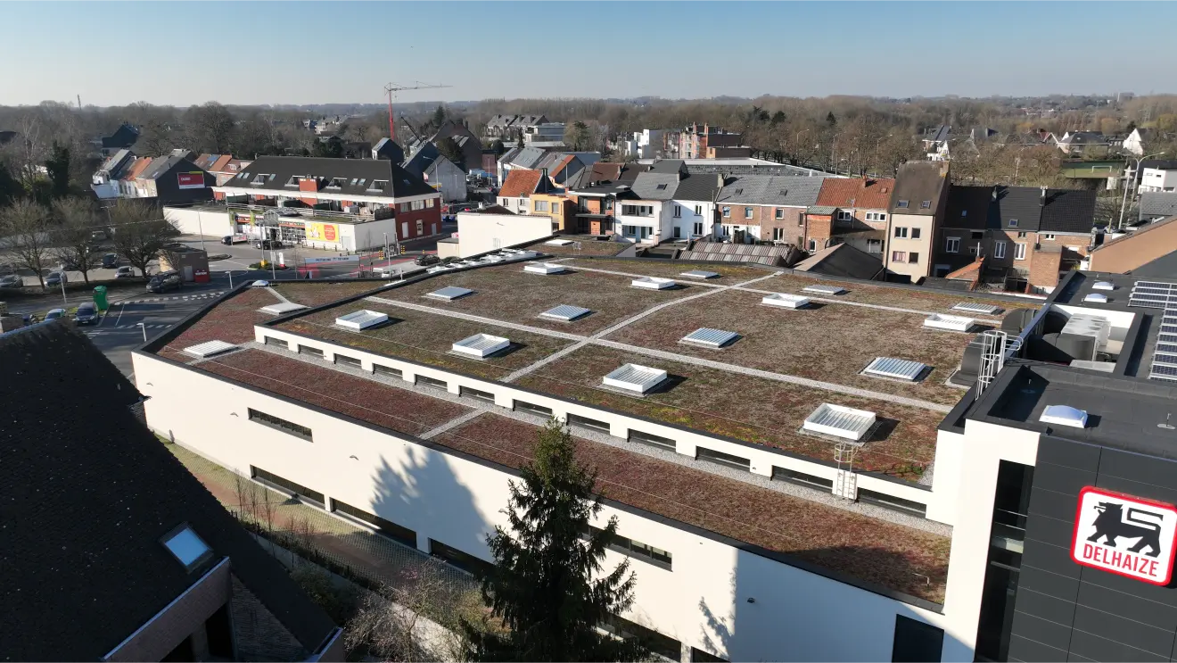 DL-Delhaize Aalst_0022 Groendak Delhaize Aalst Dakwerken 4